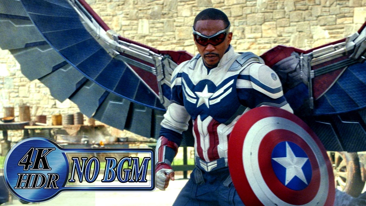 Sam Storms the Serpent Society Fight Scene [No BGM] | Captain America: Brave New World