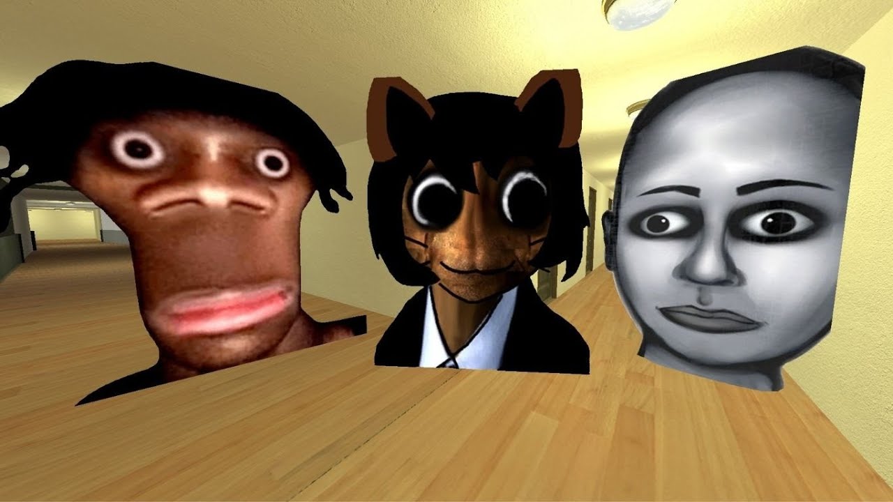 Cat Obunga Seleneart And Honey Nextbot Gmod In The Maze Fun Hotel #Nextbot #Gmod