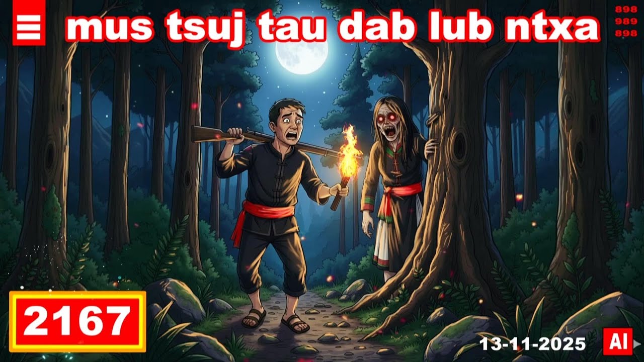 dab hais hmoob — 2167 — 13.11.2025 mus tsuj tau dab lub ntxa, Бабушка сзади, The Believe.