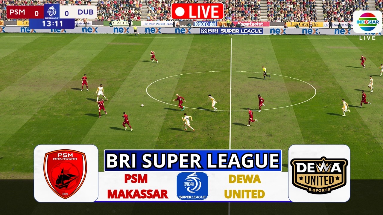 PSM Makassar vs Dewa United | BRI SUPER LEAGUE 2025/2026 | virtual match