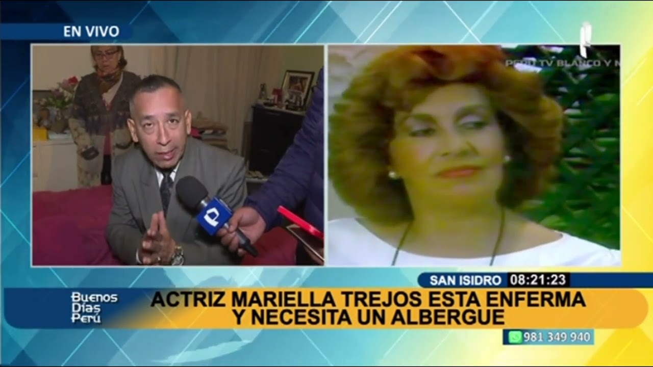 Actriz Mariella Trejos está muy enferma y necesita ayuda para ser trasladada a un albergue