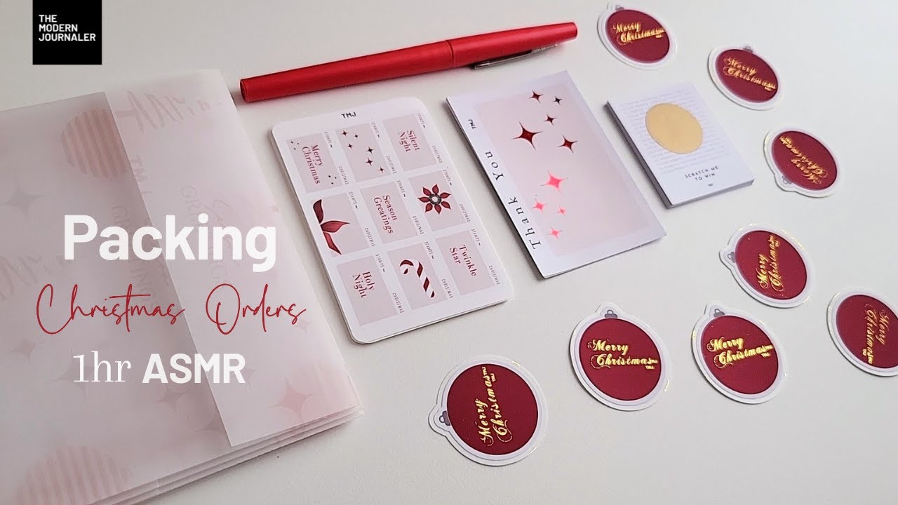 Get Ready for a 1hr ASMR Christmas Order Packing Marathon!