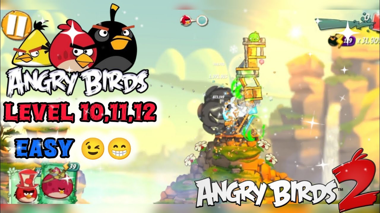 Angry birds 2 level 8,9 complete video,20/09/2024 #queenlobonika #angrybirdes2