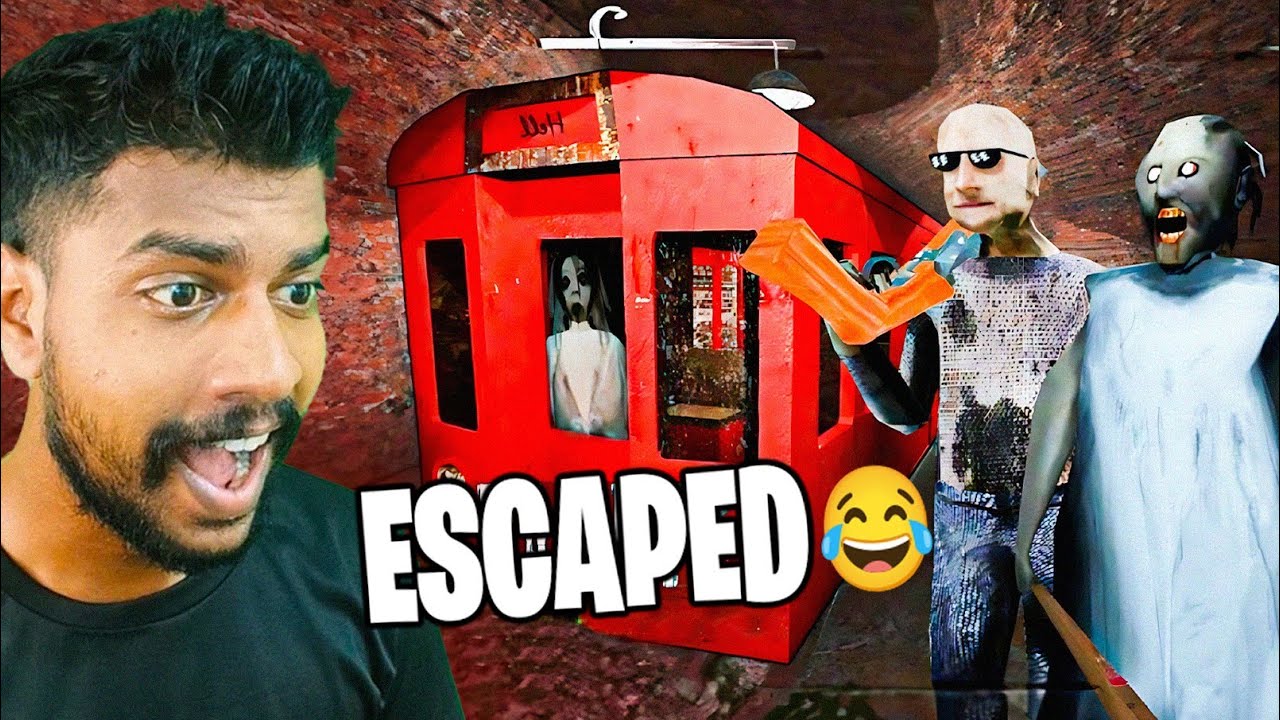 Epic Train Escape From Granny's House 🥵!! Granny 3 Malayalam