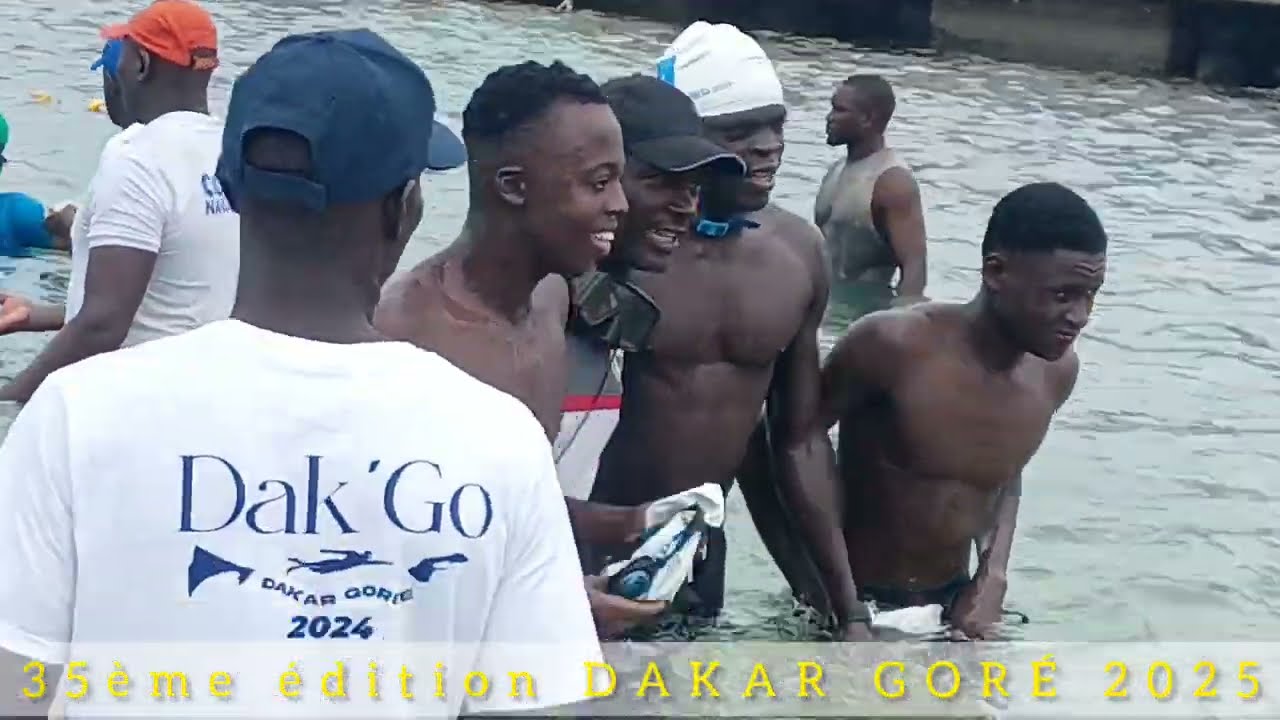 #TRAVERSÉE DAKAR GORÉ 2024 AVEC  thiaroye sur mer natation club
