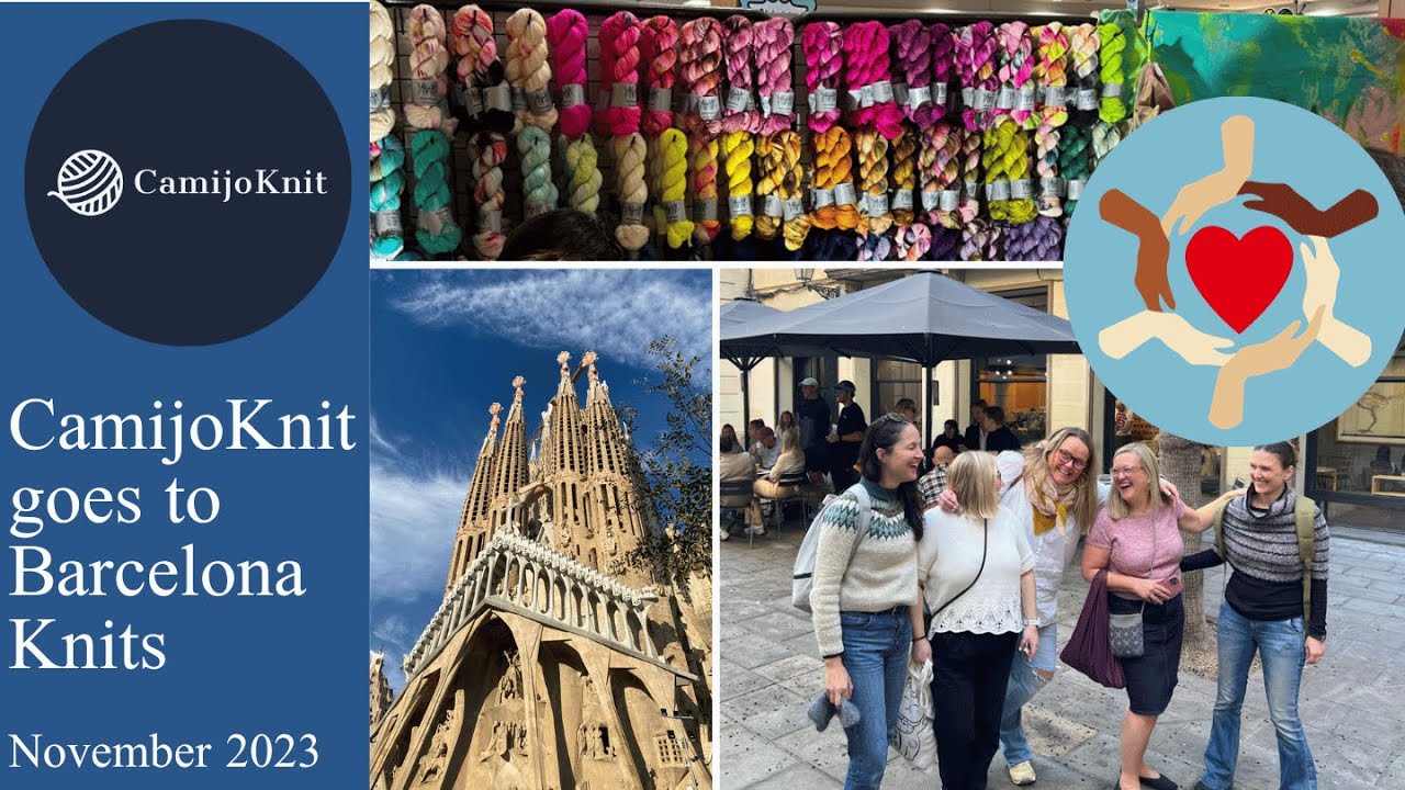 Join me in Barcelona for the knitting festival, knitting, yarn, sightseeing, tapas and lost of fun.