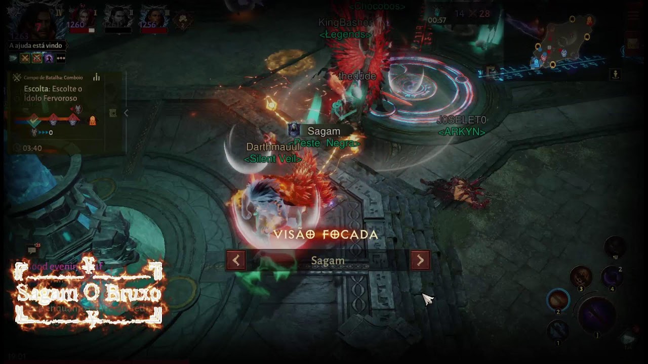 DIABLO IMMORTAL RITO DO EXILIO PESTE NEGRA