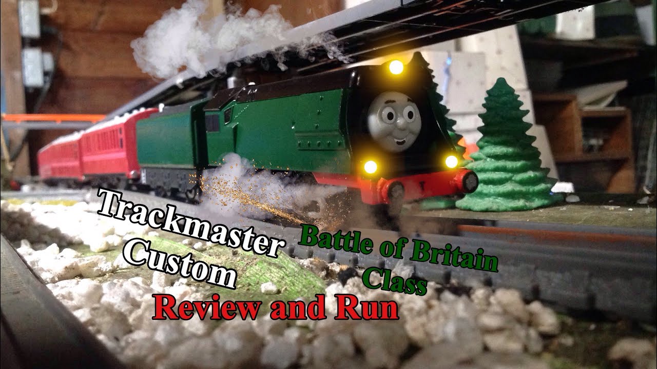 Trackmaster BATTLE OF BRITAIN CUSTOM Review and High Speed Run