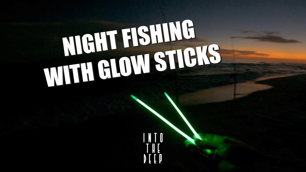 NIGHT FISHING using Glow Sticks!