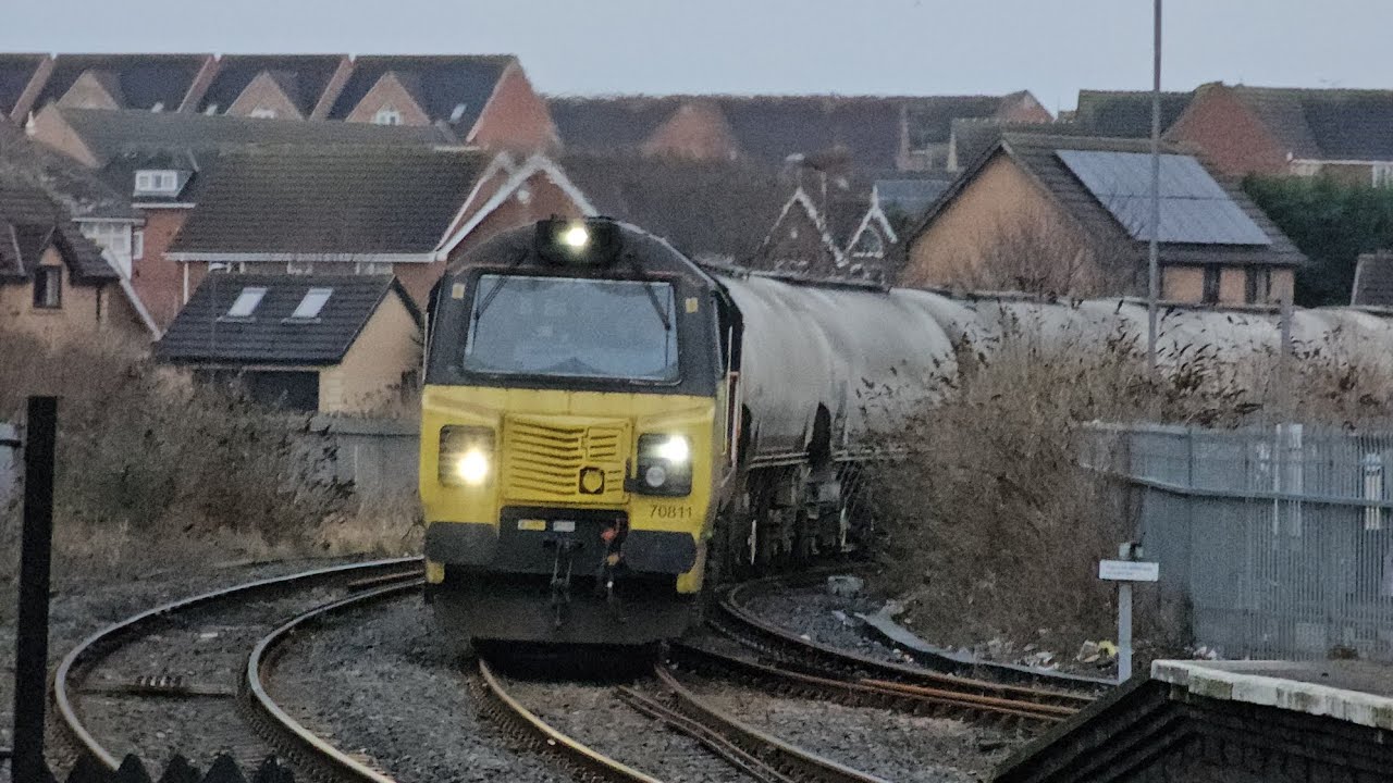 Trains at Hartlepool | ECML Diversions! | LNER Azumas! + 70811 & 70803! | 60095 & 60056! | 08.02.25