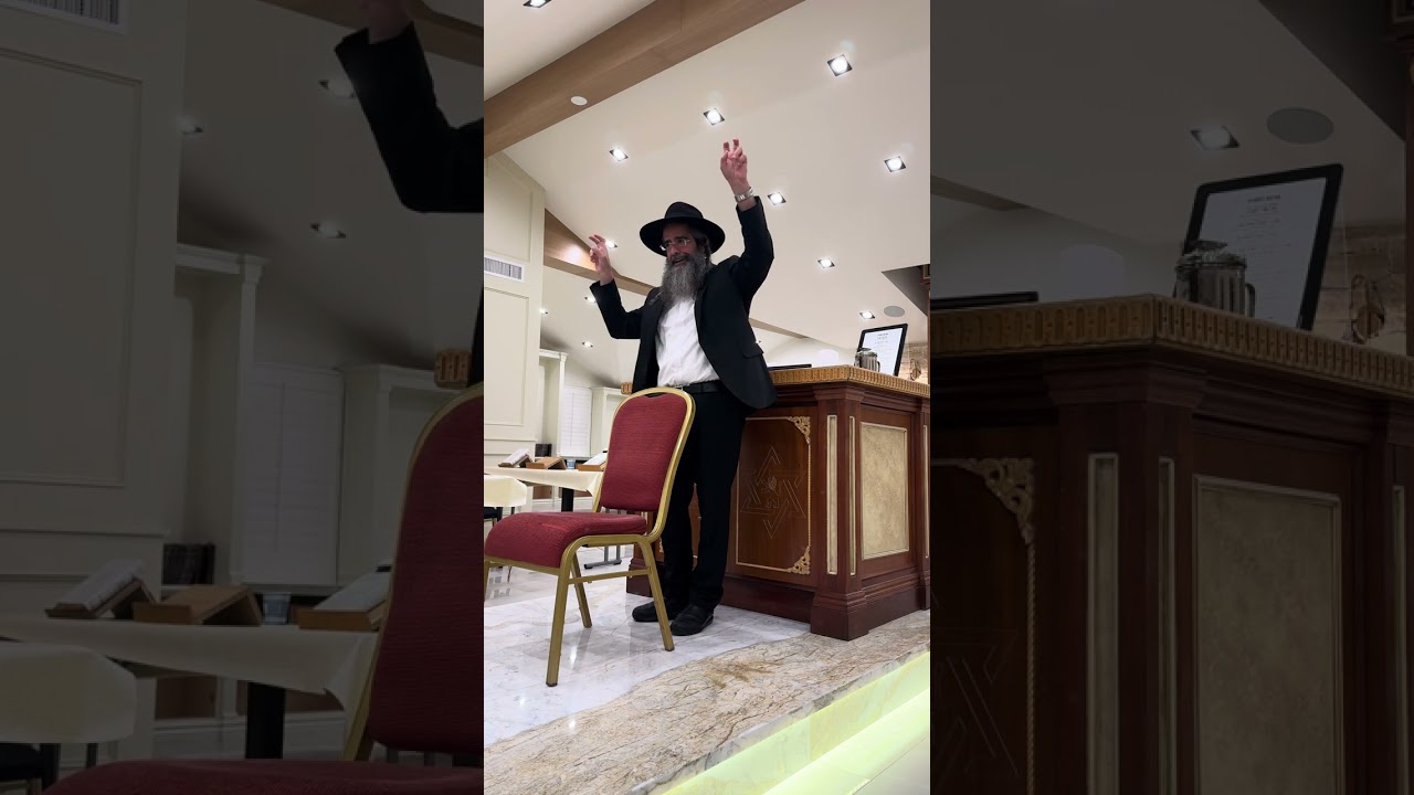 שיעור תורה מרתק עם הרב מנחם אדרי שליט״א ״מוסדות הבן איש חי״ שיעור תורה בלוס אנג’לס בית כנסת קול רינה