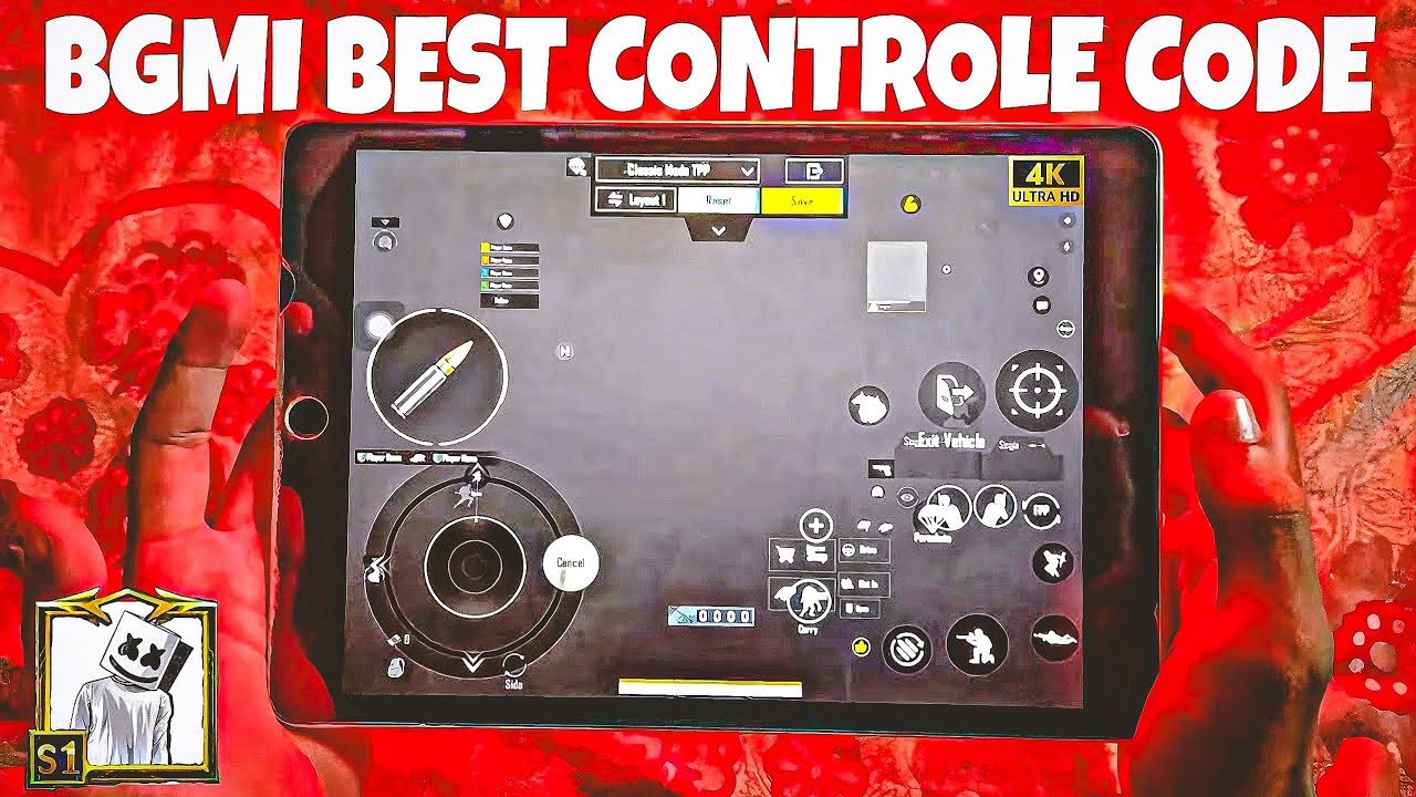 iPAD 9 GEN BGMI 4.1 BEST  CONTROL CODE ✅ 