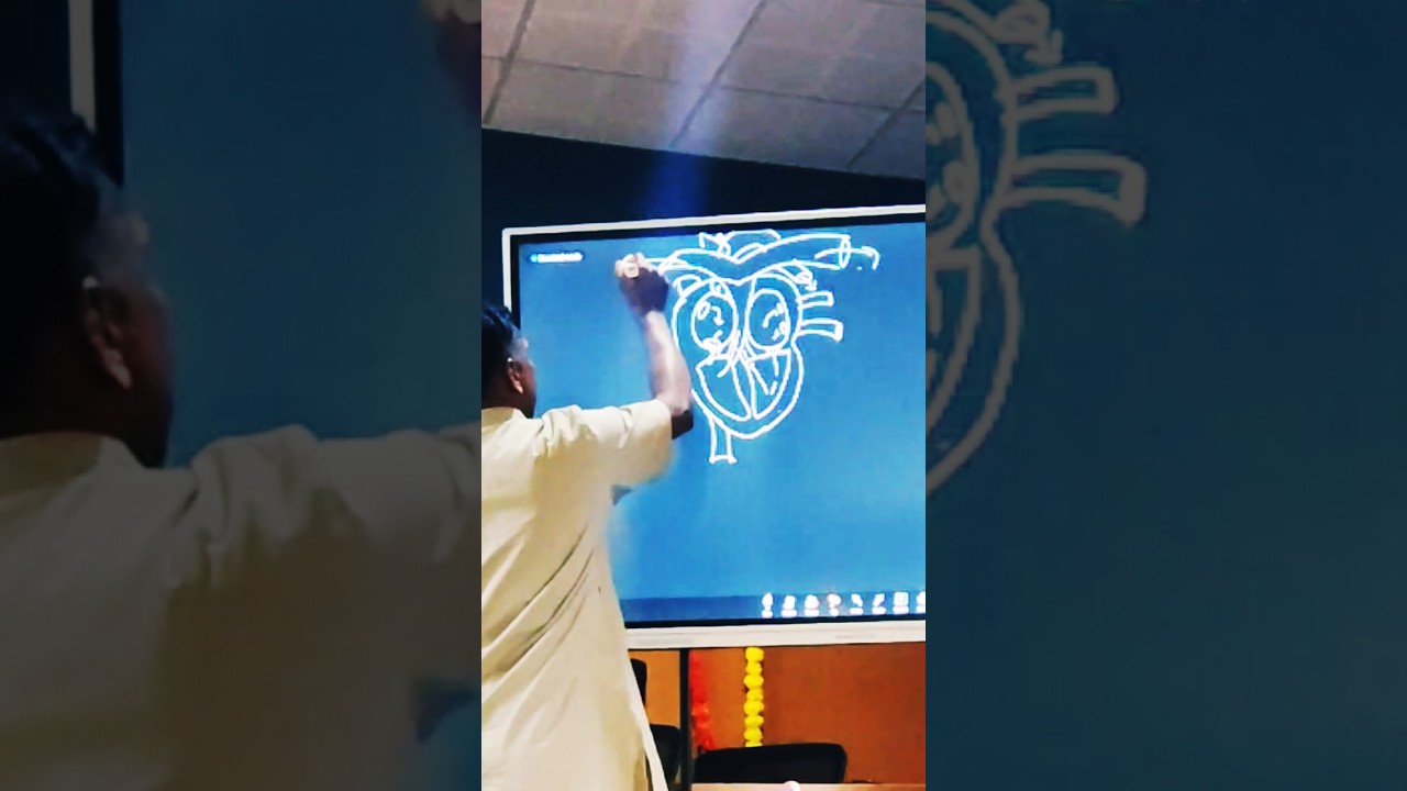 Easy Science Drawing of Human Heart for Slow Learners