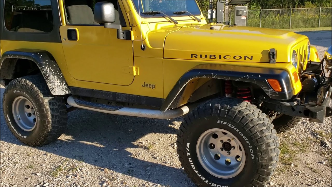 2004 JEEP Wrangler TJ RUBICON review and locker DEMO