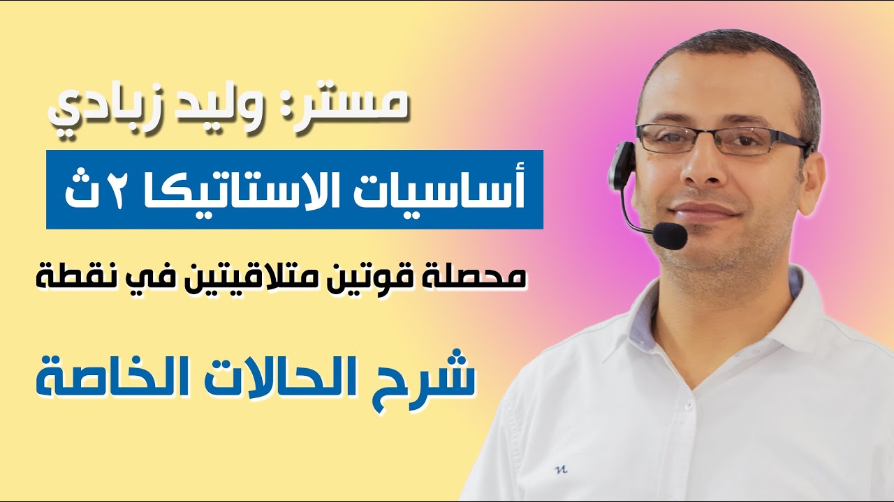 استاتيكا 2ث | محصلة قوتين متلاقيتين في نقطة : شرح الحالات الخاصة