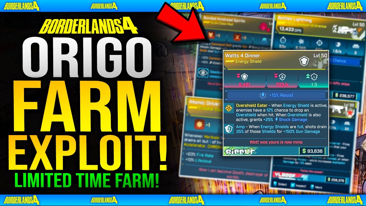DO THIS NOW! You Have LIMITED TIME! Origo Boss Legendary Farm Exploit / Solo & Co-op - Borderlands 4