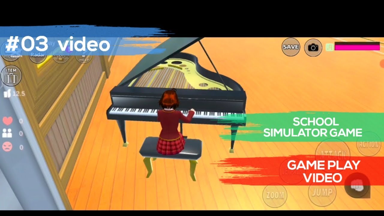 School simulator game play video #schoollife #schoolsimulator 