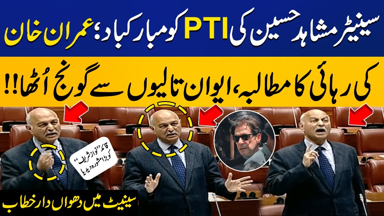 Senator Mushahid Hussain Syed Blasting Speech in Senate | Elections 2024 | Capital TV