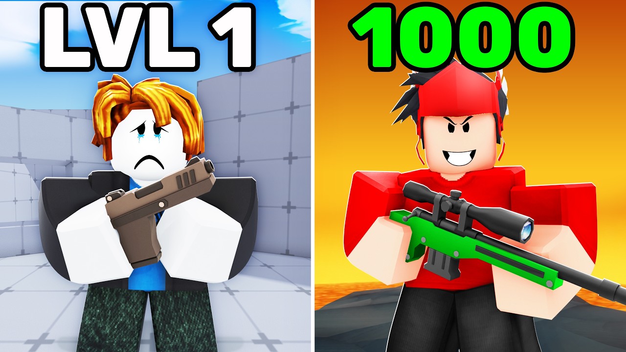 Level 1 - 1000 in Roblox Rivals