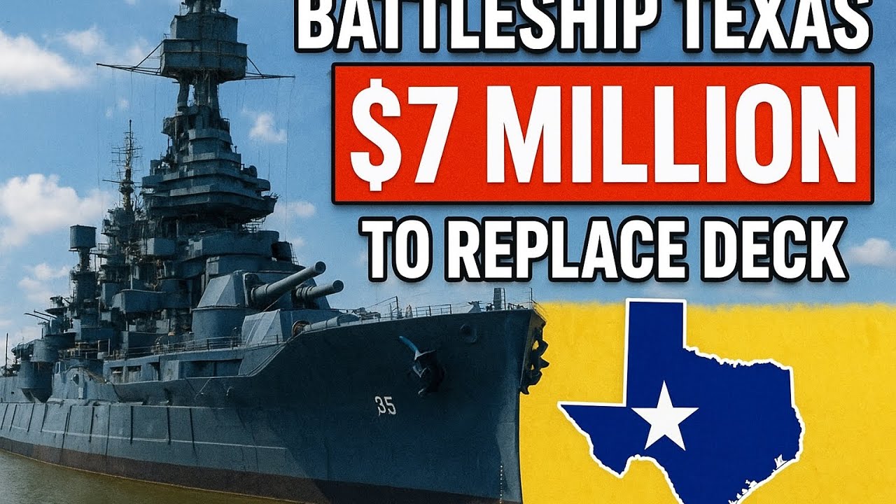 Battleship Texas Gets Millions! State Approves Funding for New Deck