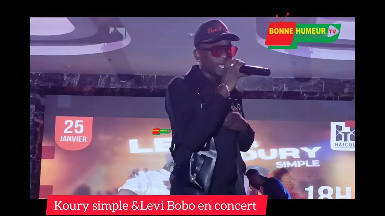 concert de koury simple et Levi Bobo à l’hôtel Kaloum .