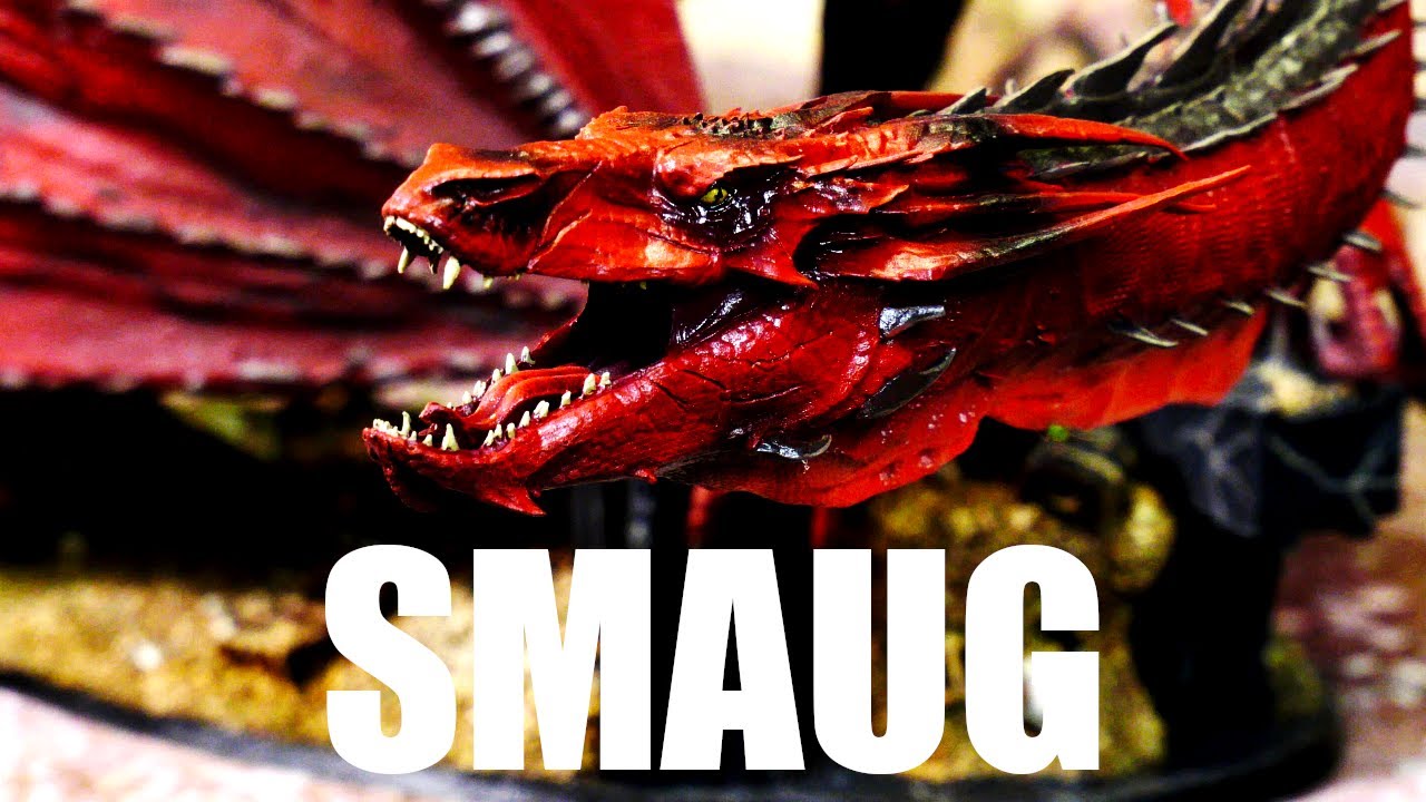 TIME LAPSE : BUILDING AND PAINTING SMAUG ! THE BIGGEST DRAGON OF MIDDLE EARTH STRATEGY BATTLE GAME
