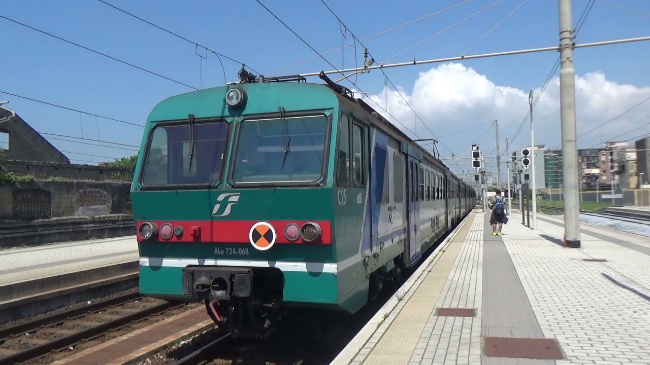 ALe 724 a Napoli: Partenza da San Giovanni Barra, viaggio a bordo e partenza da Piazza Garibaldi!!