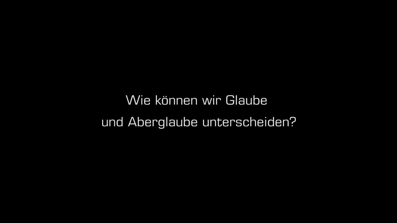 Roman Siebenrock: Wie k&ouml;nnen wir Glaube und Aberglaube unterscheiden?