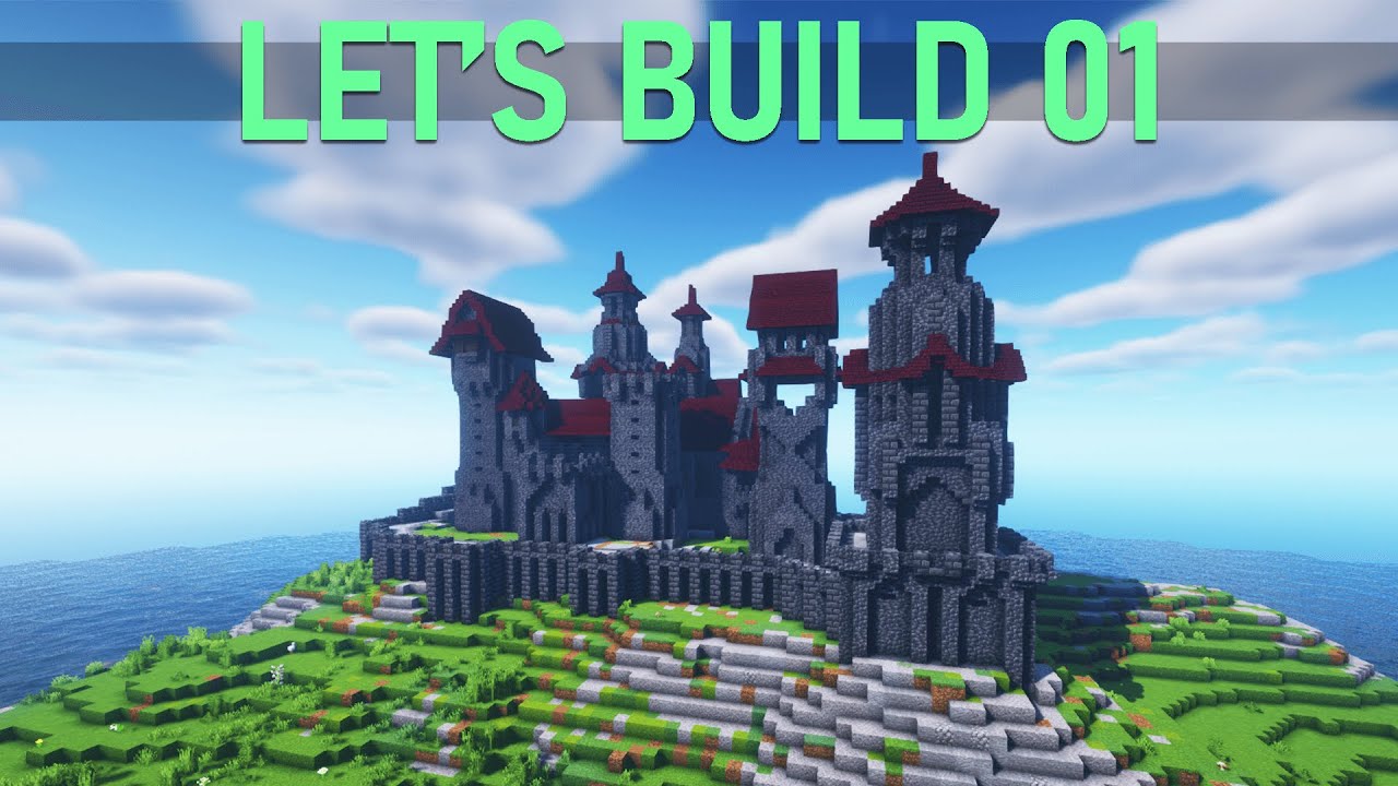 Minecraft - Let's Build a Fantasy Castle - Ep 01