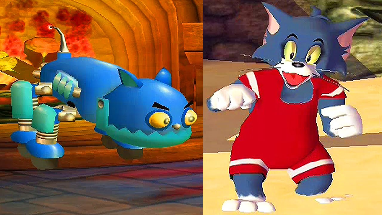 Tom and Jerry War of The Whiskers / Tom Cat and Robot Cat Team / Cartoon Games Kids TV