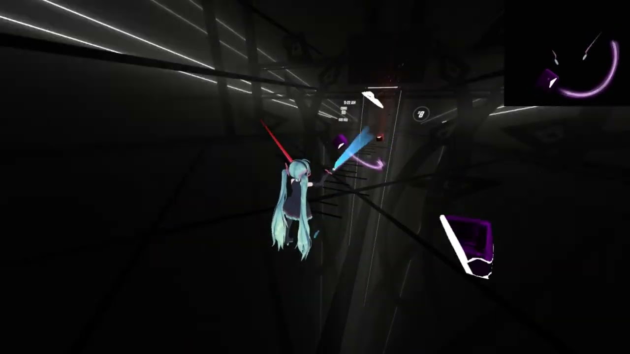 [Beat Saber gameplay highlights] ECHO feat. GUMI by Crusher P