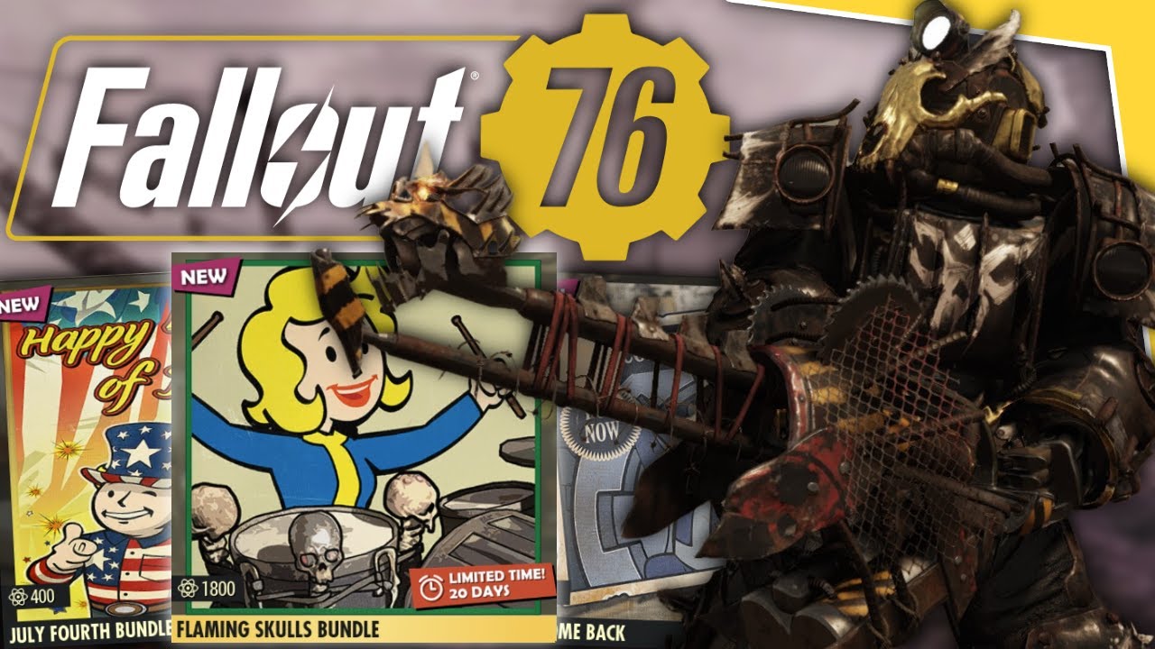 Fallout 76 - Atomic Shop Update: Flaming Skulls Bundle