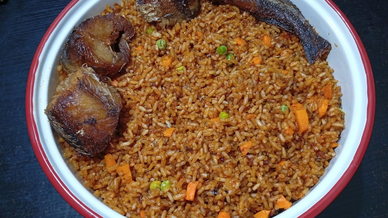 How To Make Nigerian Jollof Rice | Nigerian Party Jollof Rice | Authentic West African Recipes