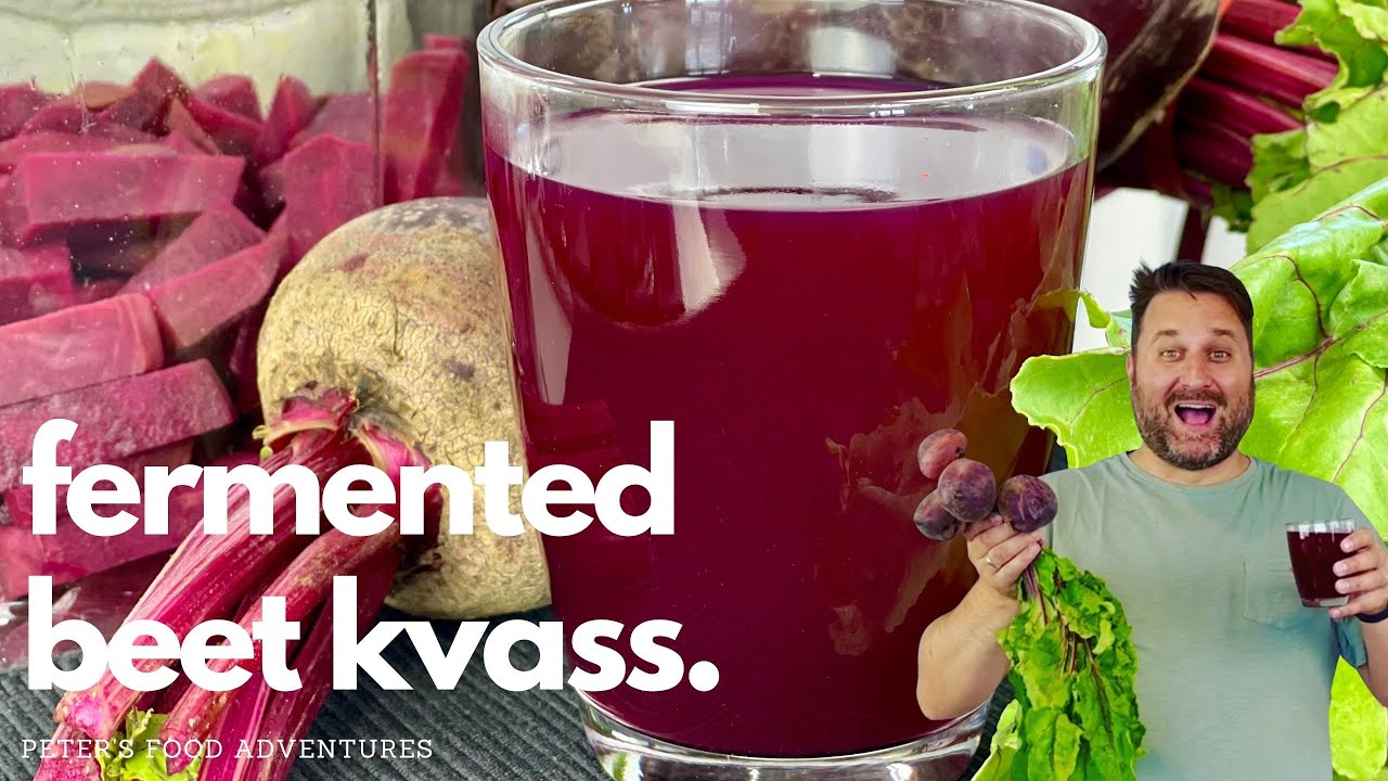 Sweet Russian Beet Kvass Recipe (Свекольный квас)