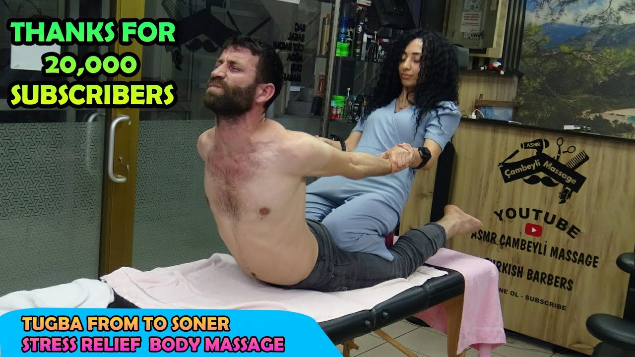 (MISSED TUGBA) INCREDIBLE BODY MASSAGE &CRACK& asmr foot, leg, back, elbow, arm massage #bodymassage