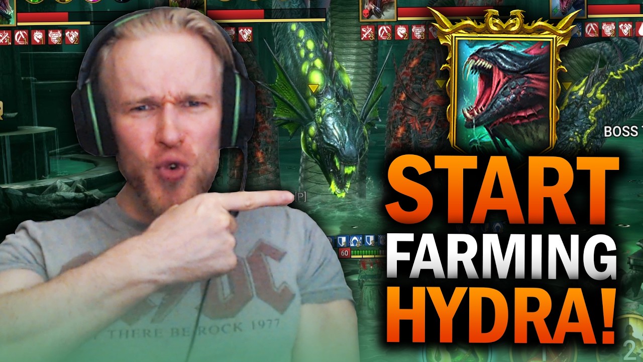 HERE'S WHY YOU SUCK IN HYDRA! Best Champs and Tips - Raid Shadow Legends Takeover Guide