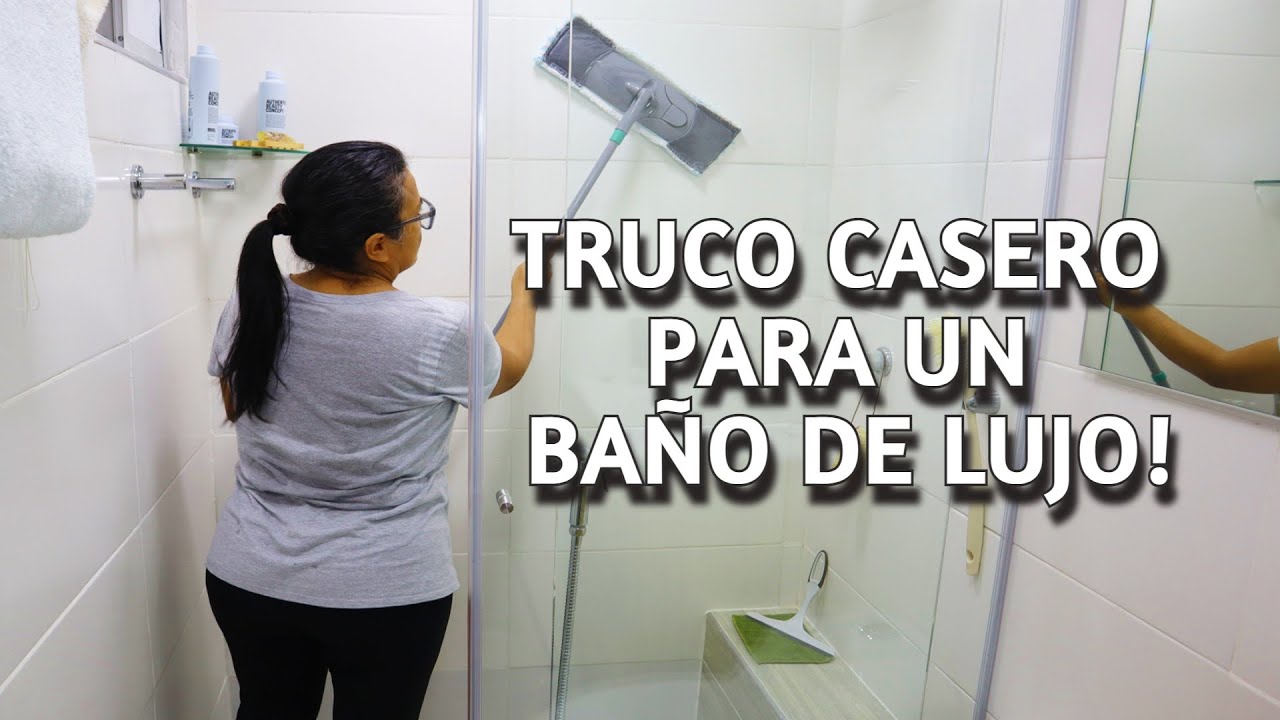Parte #2 CÓN DOS COSAS BLANQUEARÁS TODO TU BAÑO ( paredes, pisos, puerta, inodoro ) RUTINA DE ASEO!
