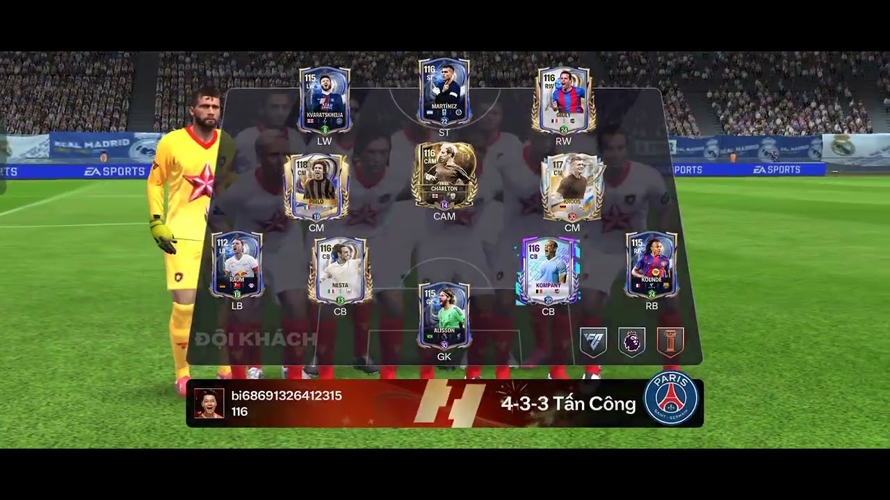 Chơi tấn công nhanh và đấu đỉnh cao trong FC mobile VN