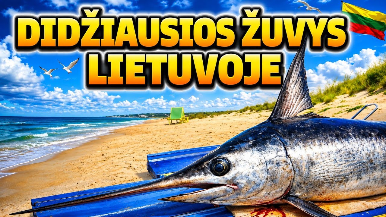 Top 10 didžiausių žuvų Lietuvos vandens telkiniuose