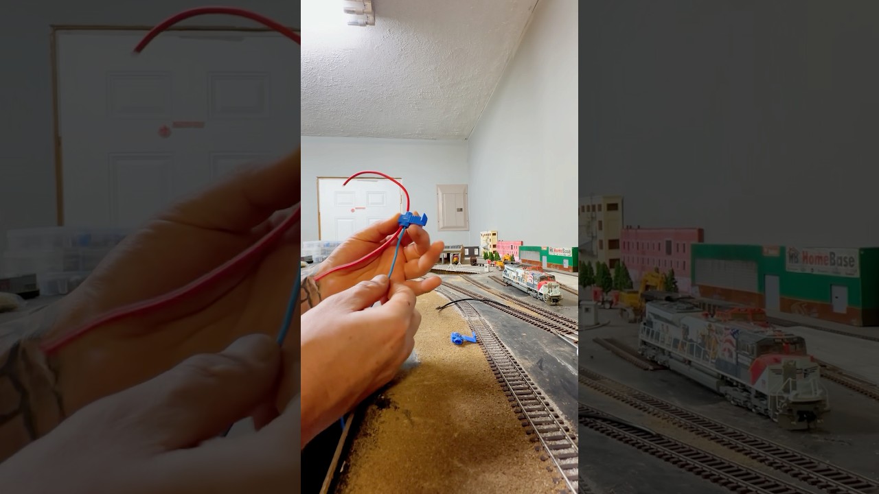 💯Beginner Bus line /feeder installation #modelrailroad