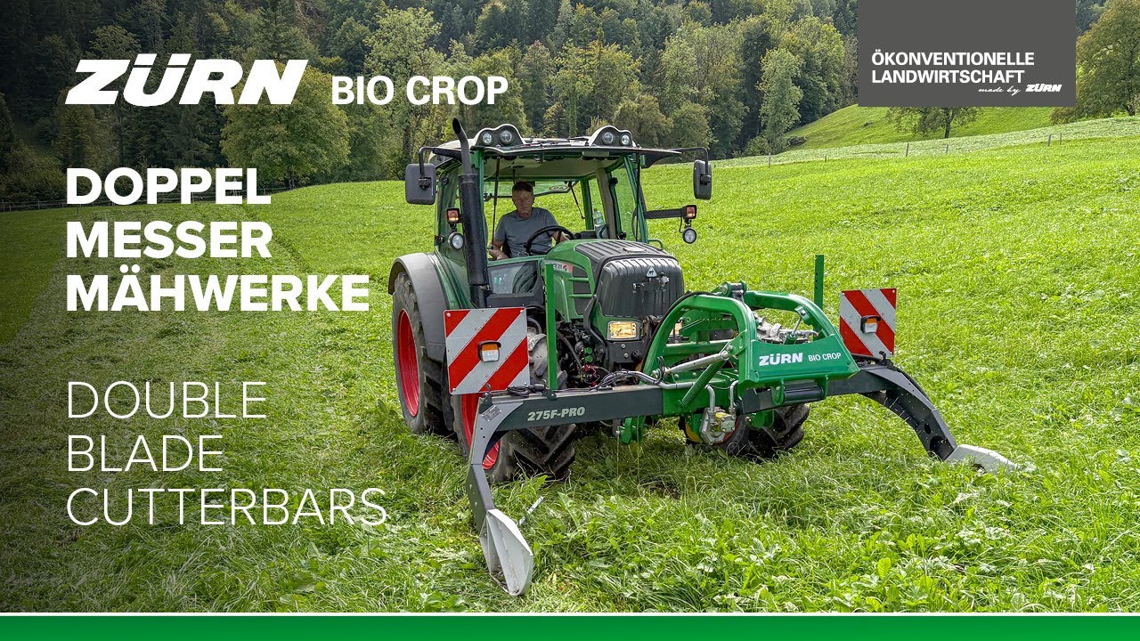 Die neuen BIO CROP Doppelmesser-Mähwerke von ZÜRN