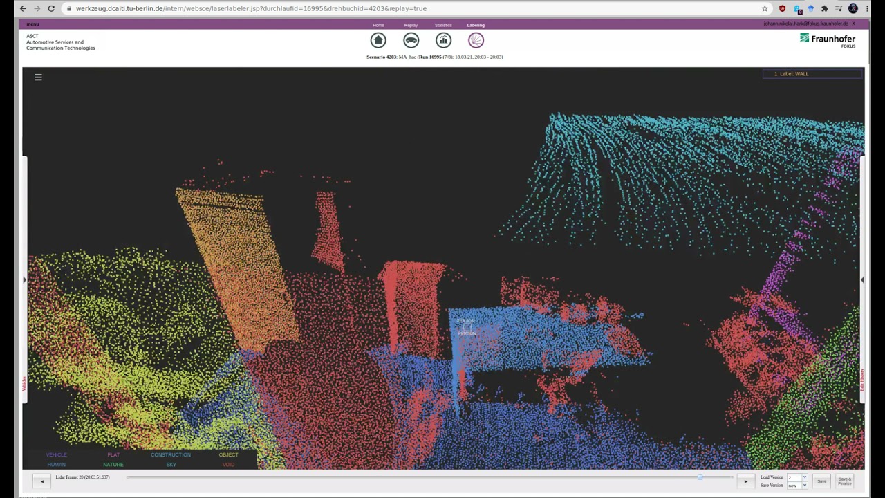 Semantic Labeling of Indoor Point Cloud