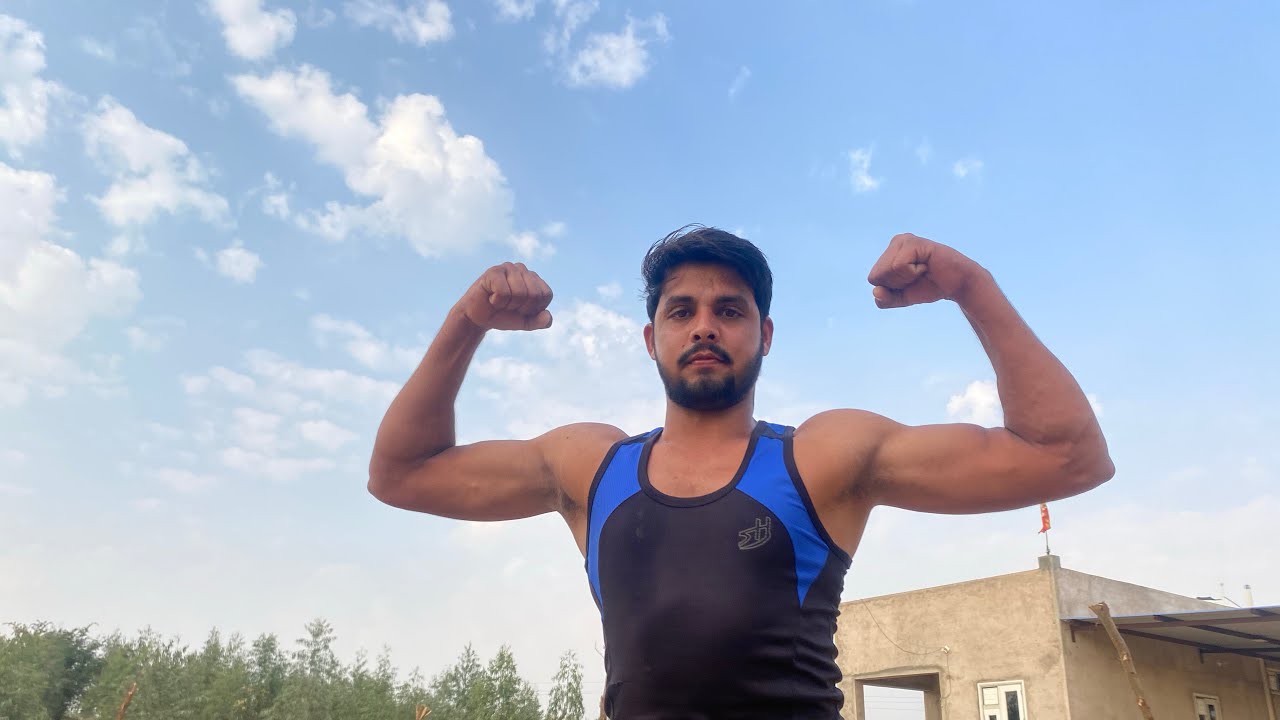 Upper body strength exercise workout 