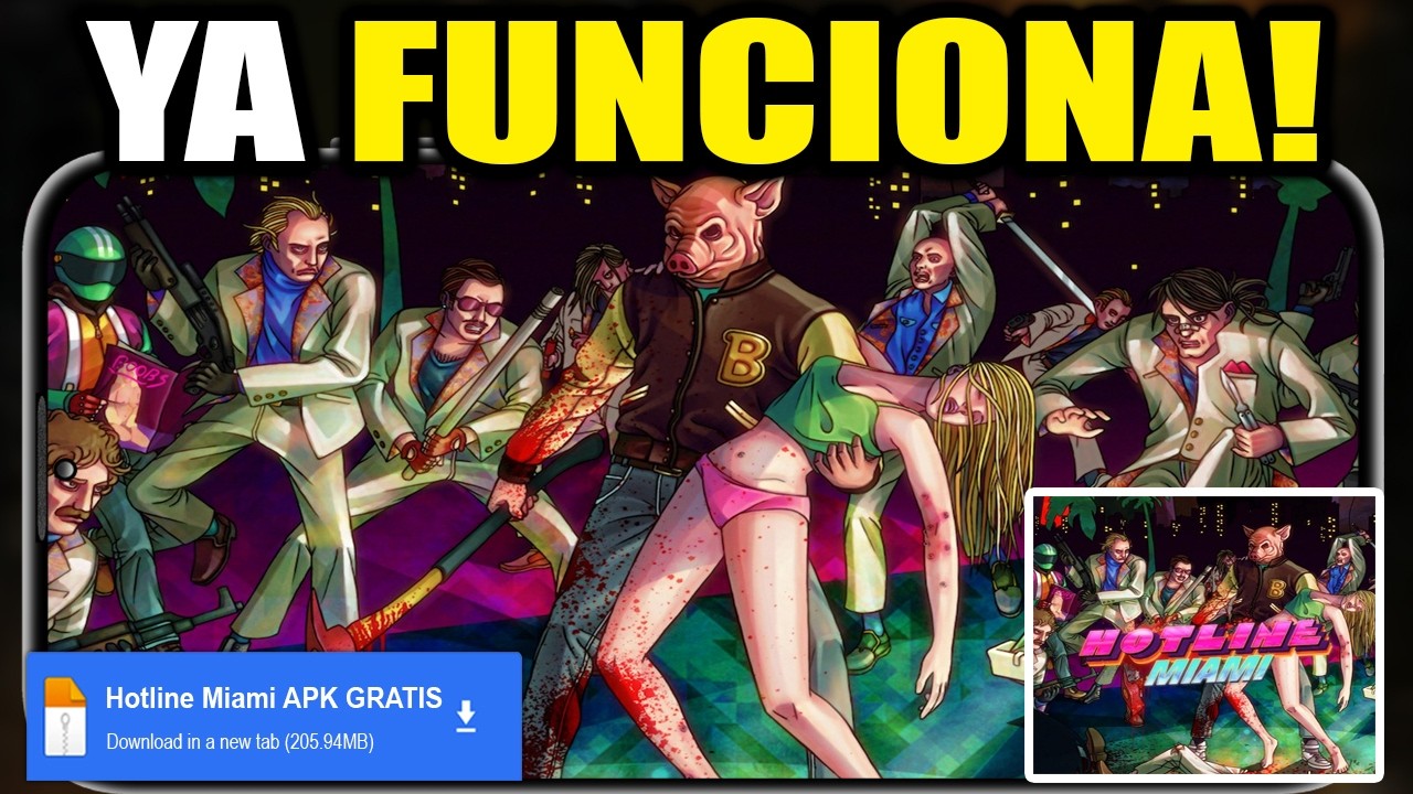 NUEVO HOTLINE MIAMI OPTIMIZADO PARA ANDROID GAMA BAJA! | REVIEW y MAS!