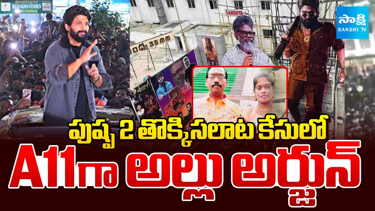 A1 Sandhya Theater, A11 Allu Arjun In Pushpa-2 Stampede Stampede Case | Police Filed Chargesheet