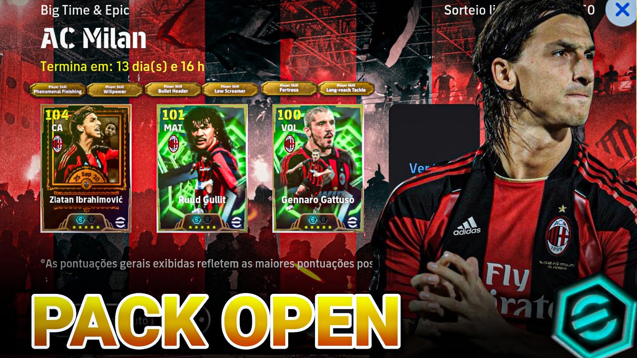 PACK OPENING NA MEGA BOX DO MILAN NO EFOOTBALL 26 MOBILE