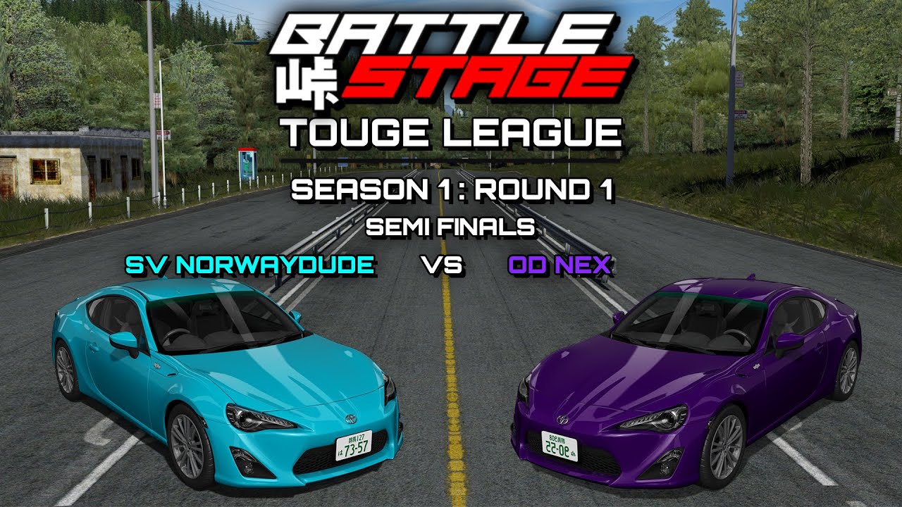SV Norwaydude vs OD Nex | Top 4 - Battle Stage Touge League : Season 1 Round 1