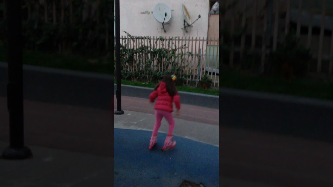 parkta paten keyfi