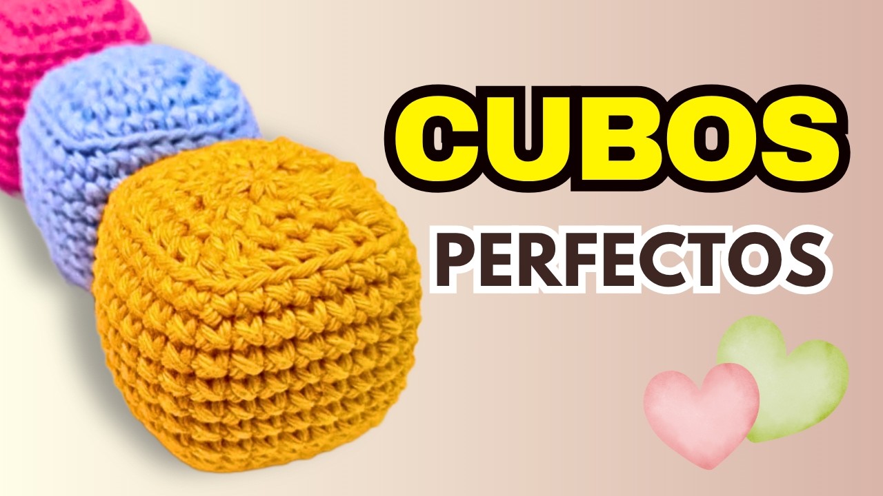 CUBOS TEJIDOS A CROCHET tutorial