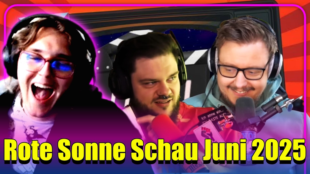 @RoteSonneSchau JUNI 2025 mit @dekarldent, @kilominati, @just_karsten und noch mehr